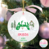 Adorno navideño de cerámica personalizado con nombre o foto - Imagen 2