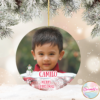 Adorno navideño de cerámica personalizado con nombre o foto - Imagen 4