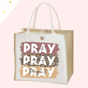 Bolso de Jute Inspiración Pray