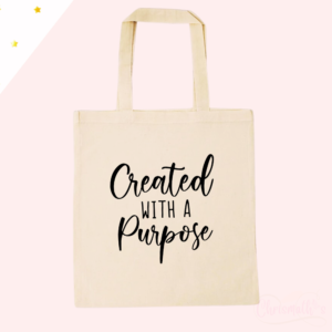 TOTE BAG CRISTIANA CREATED WITH A PURPOSE