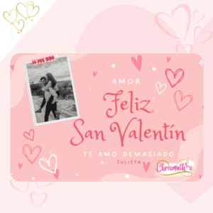 magnetico de san valentin personalizado con foto y leyenda