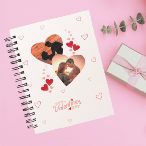 Libreta de san valentin personalizado con foto y leyenda