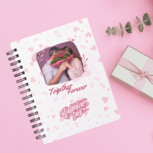 Libreta de san valentin personalizado con foto y leyenda