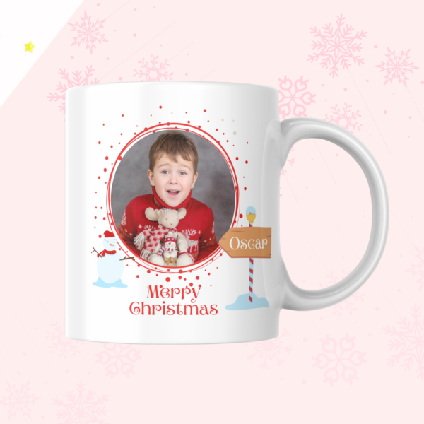 Taza Personalizada con foto - Christmas season navidad