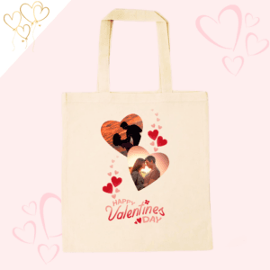 TOTE BAG HAPPY VALENTINES DAY CORAZONES
