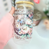 vaso de vidrio "Dream it, wish it, do it"