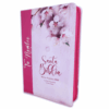 Biblia Mujer Virtuosa floral con índice y canto floral Letra Gigante Manual 14 puntos RV1960 con Cierre imit piel - Spanish