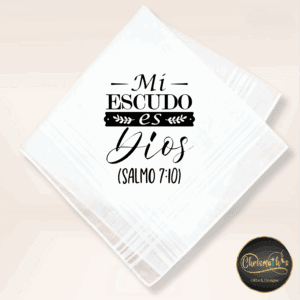 Pañuelo "Mi escudo es Dios" Salmo 7:10