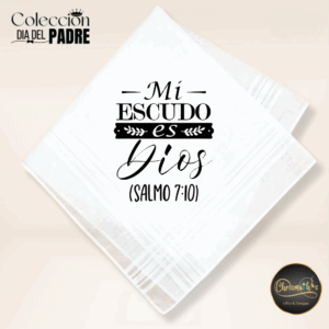 Pañuelo "Mi escudo es Dios" Salmo 7:10