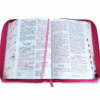 Biblia Mujer Virtuosa floral con índice y canto floral Letra Gigante Manual 14 puntos RV1960 con Cierre imit piel - Spanish - Imagen 2