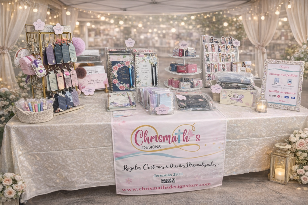 Chrismath's Designs presente en market y conferencias 2