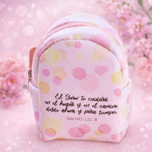 Monedero y Llavero en Forma de Mochila – Salmos 121:8