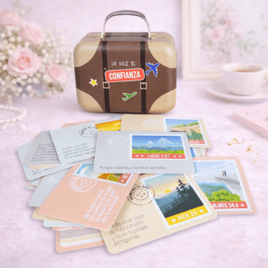 Caja Metálica de Promesas para un Viaje de Confianza: 40 promesas para cada día