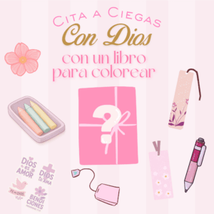 CITA A CIEGAS CON DIOS CON UN LIBRO PARA COLOREAR