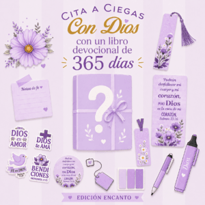 CITA A CIEGAS CON DIOS CON UN LIBRO EDICION ENCANTO