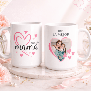 TAZA ERES LA MEJOR FELIZ DIA MAMA 15 OZ