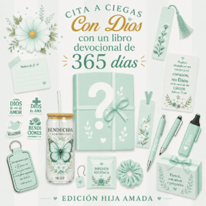CITA A CIEGAS CON DIOS CON UN LIBRO EDICION HIJA AMADA
