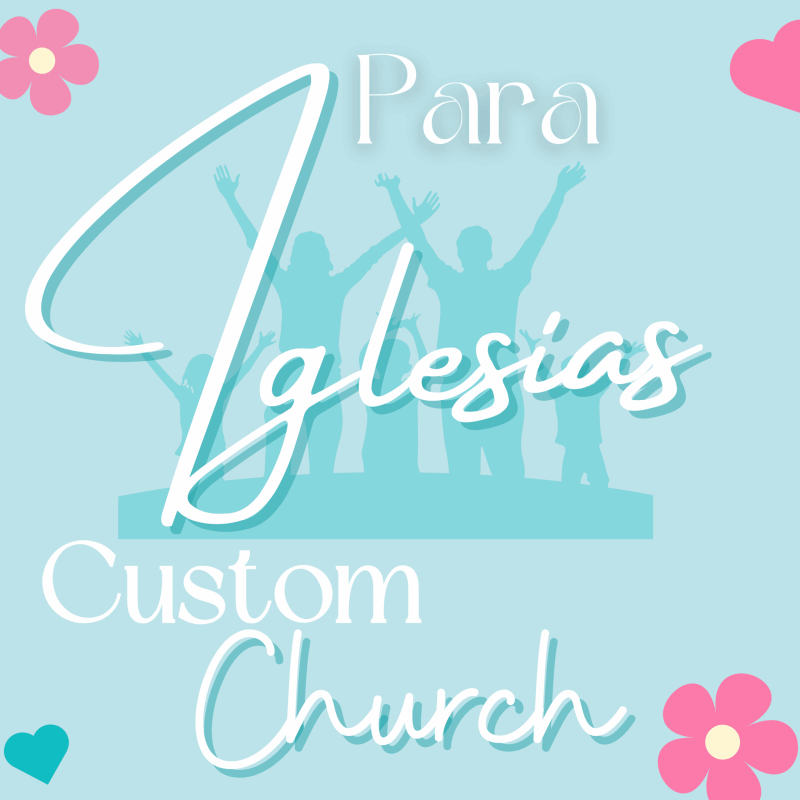 personalizados para iglesia, custom churchs